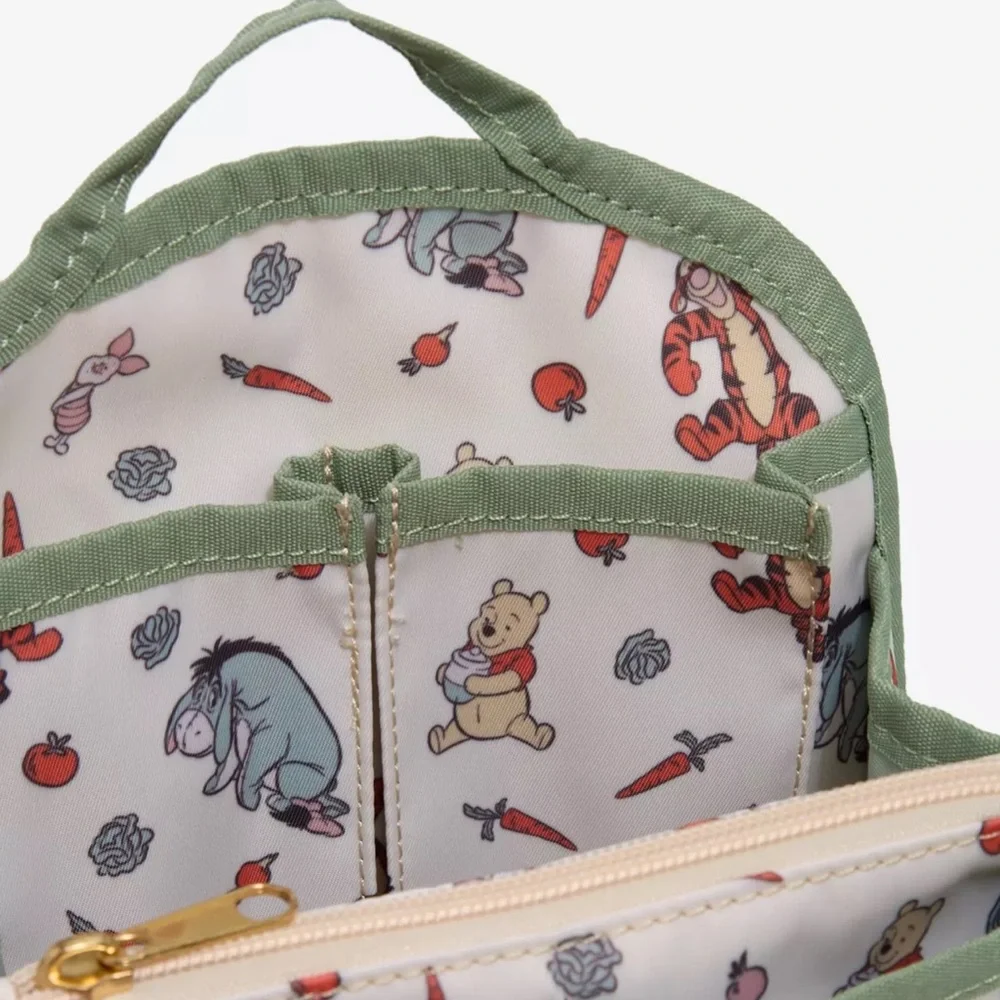 Disney Winnie The Pooh Veggies Allover Print Mini Backpack & Organizer Exclusive